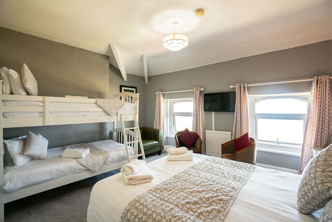 Deluxe Family Room at the Central Hotel Llandudno