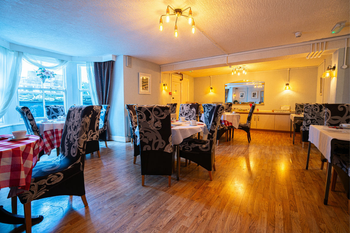 Dining Area at the Central Hotel Llandudno