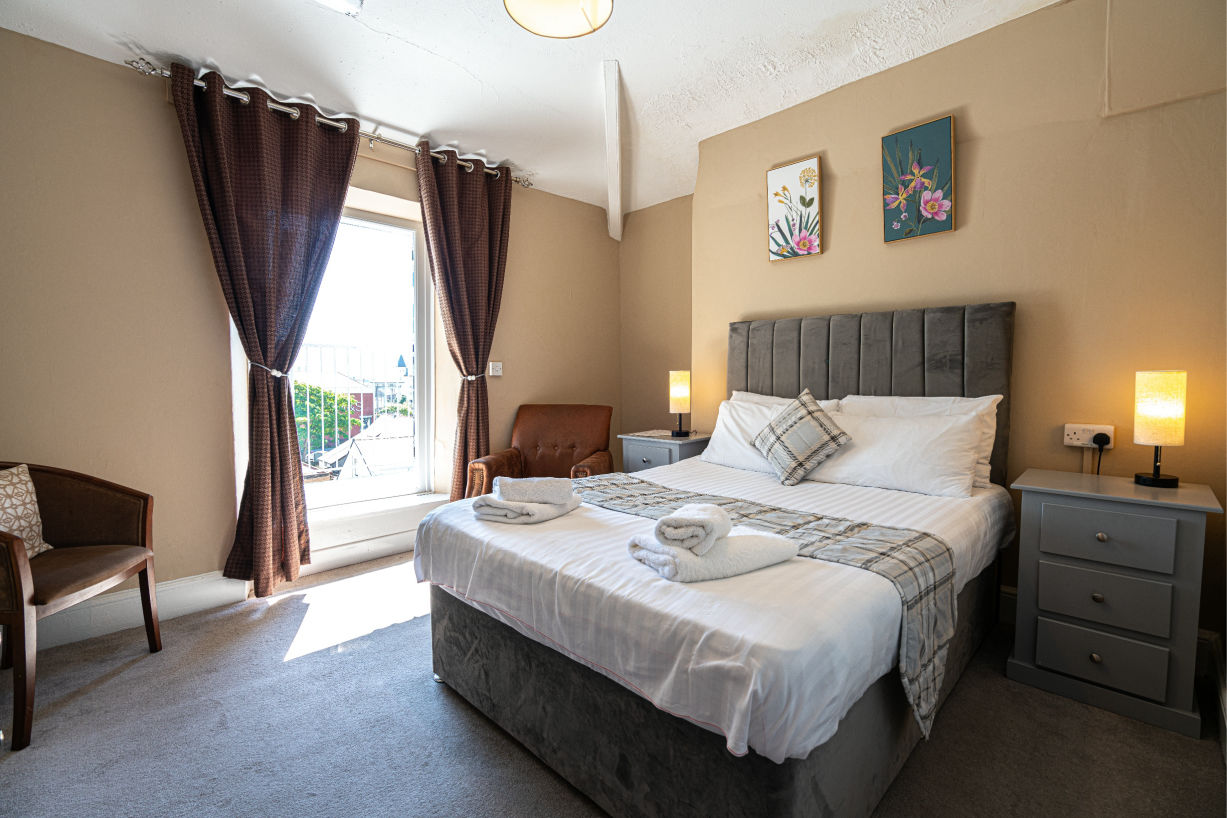 Large Double Rooms at the Central Hotel Llandudno