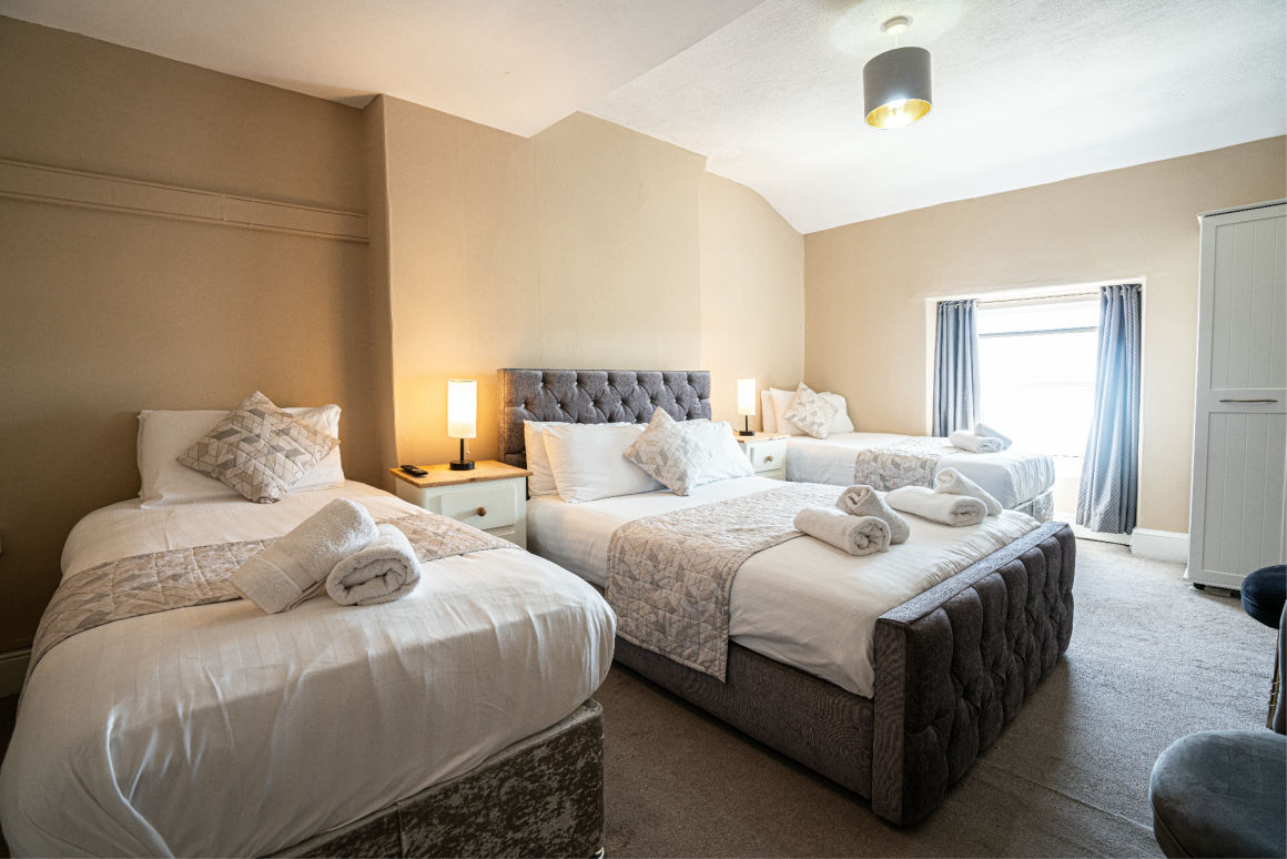 Quad Family Rooms at the Central Hotel Llandudno