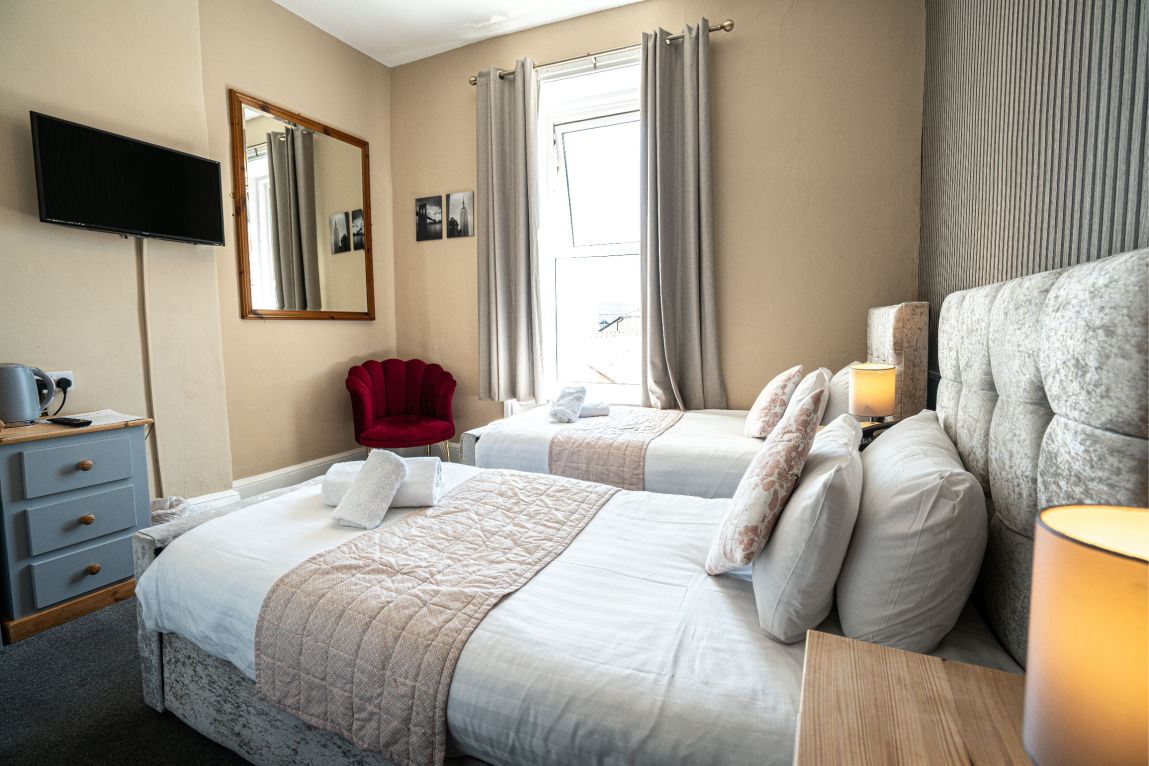 Spacious rooms, stunning rooms at the Central Llandudno (Pictured: Standard Twin room)