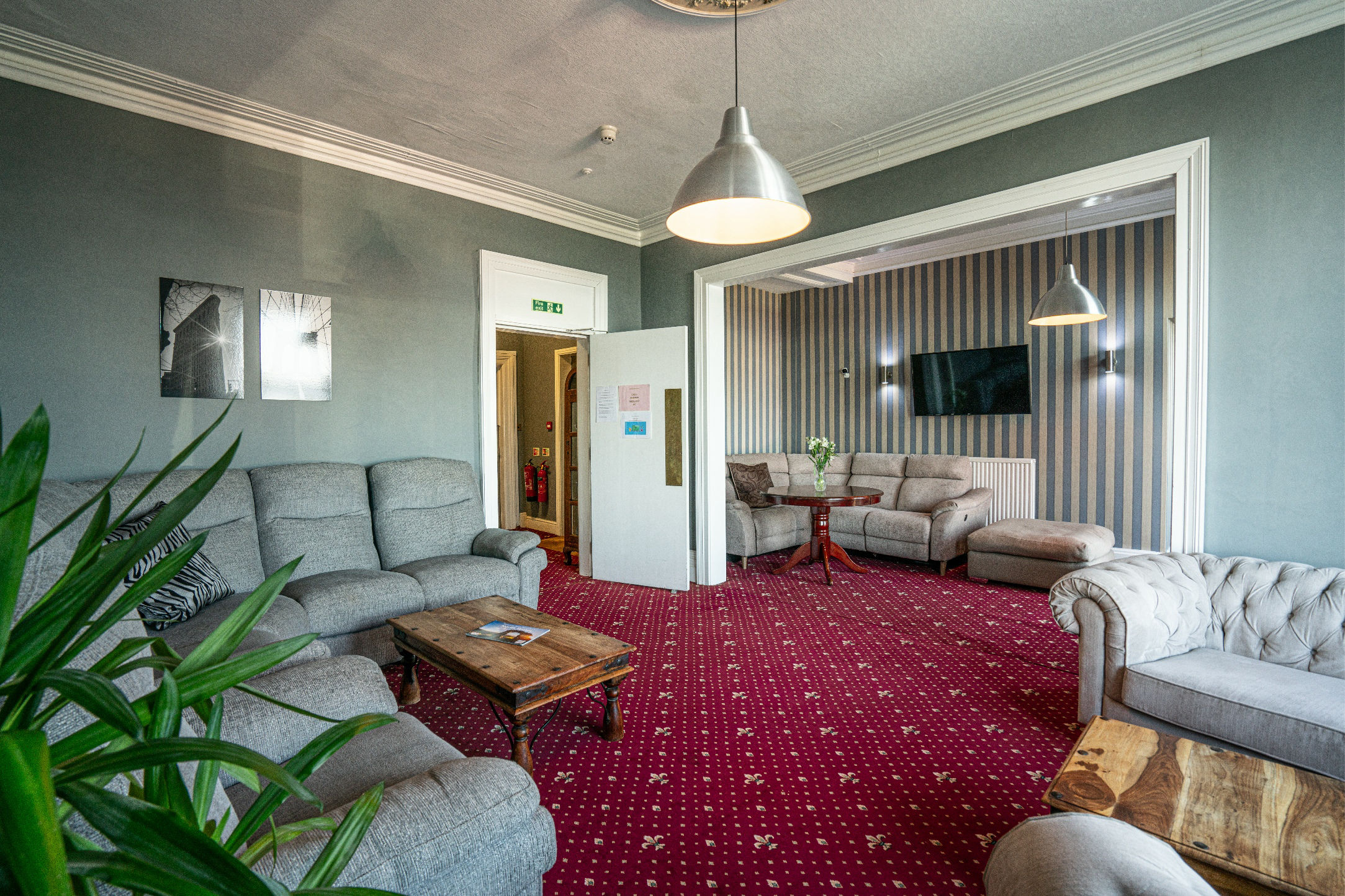 Unwind in our Guest TV Lounge at the Central Hotel Llandudno!